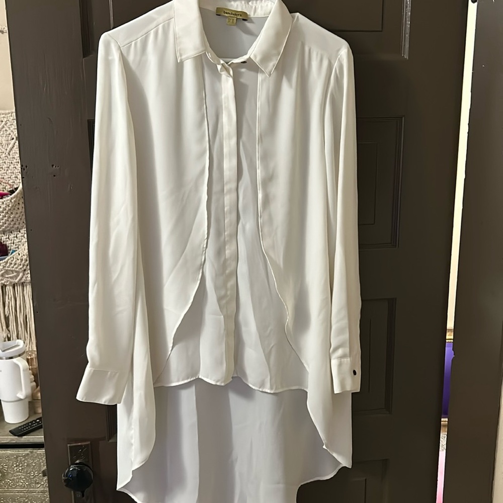 Bandolera ivory blouse; EUR 38